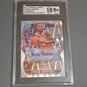 Bruce Thornton Autographed Basketball Card
